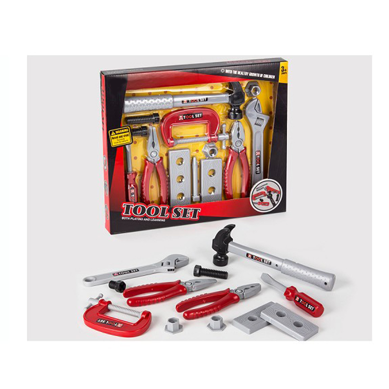 Имитационные игры для дошкольного возраста игрушки 13 шт пластиковый инструмент набор инструментов здание серии