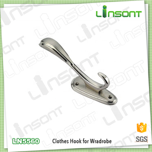 Vente en gros en Chine matériel <span class=keywords><strong>de</strong></span> <span class=keywords><strong>cuisine</strong></span> Linsont crochet en métal <span class=keywords><strong>pour</strong></span> cintre salle <span class=keywords><strong>de</strong></span> bain crochet meubles vêtements cintre crochets usine - Product Image 2