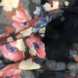 Offre Spéciale <span class=keywords><strong>imprimé</strong></span> fleuri <span class=keywords><strong>organza</strong></span> <span class=keywords><strong>tissu</strong></span> pour impression numérique - Product Image 3
