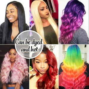 批发工厂32英寸金发接发，巴西海滩波浪头发，灰色发束巴西头发处女身体波 - Product Image 6