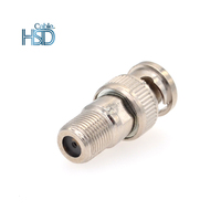 RG59 RG6 Coaxial BNC Fat Connector Plug Fábrica de alta calidad Macho China Conector Bnc Cable Audio y video Bnc a Tv Coaxial