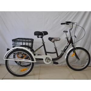 Triciclo Agricolo/<span class=keywords><strong>Bicicletta</strong></span> a <span class=keywords><strong>Tre</strong></span> <span class=keywords><strong>Ruote</strong></span> <span class=keywords><strong>con</strong></span> Due <span class=keywords><strong>Ruote</strong></span> Anteriori e 2 Posti/Triciclo per Adulti <span class=keywords><strong>con</strong></span> Rivestimento per Cestino - Product Image 3