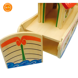 Jouet en bois pour enfants en forme d'Arche de Noé, jouet en bois pour enfants, animaux de la ferme et du zoo, jouets éducatifs pour animaux pour les tout-petits - Product Image 3