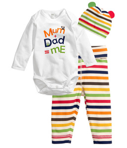 En gros Enfants D'été Pyjama 3 Pcs Set À Manches Courtes O-cou Pyjama Bébé Ensemble - Product Image 5