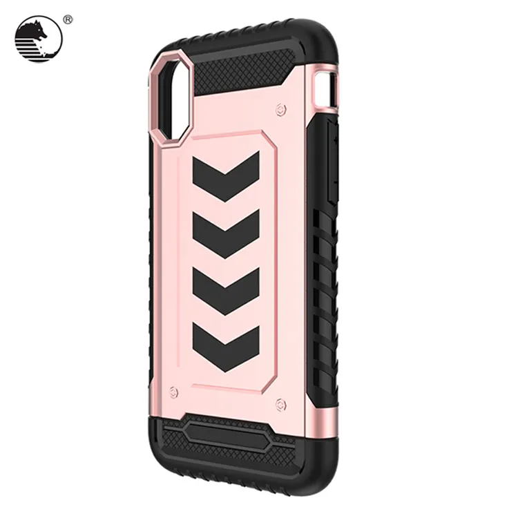 5 inch Shockproof TPU armor kasus Penutup ponsel untuk Apple iPhone X