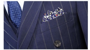 Traje de Novio a Rayas para Hombre, Talla Grande, Traje de Boda, Traje de Negocios, Traje de Padrino - Product Image 3