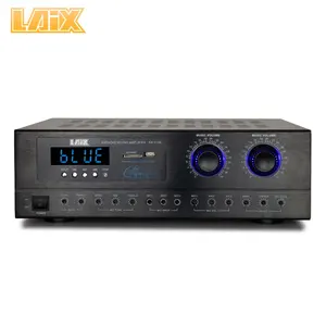 Laix AV-0100 एनालॉग शो बहु 4 चैनल Ampli मिनी एल्यूमीनियम Amps बास ट्रांसफार्मर कराओके एम्पलीफायर