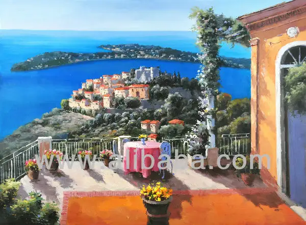 The Mediterranean canvas Oil Paintings