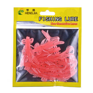 10 unids/bolsa 6cm/2G nueva langosta señuelos blandos gusanos capuchino señuelos de camarón Señuelos de Pesca de silicona - Product Image 6