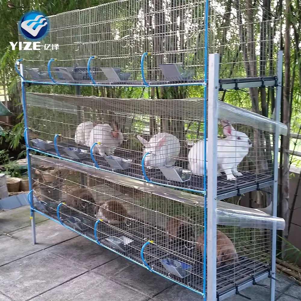 high quality cheap price fattening female male rabbit cage hutch