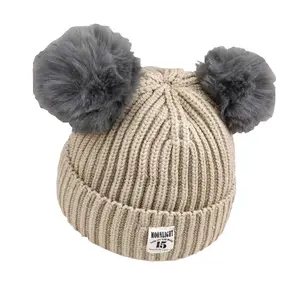 B320儿童婴儿婴儿帽秋冬盖头帽保暖毛帽