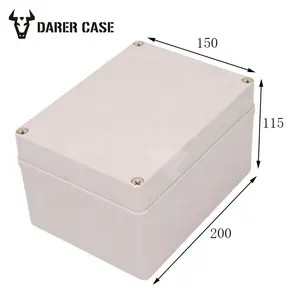 DE150 200*150*115 มม. ABS IP68 พลาสติกกันน้ำ enclosure สำหรับอุปกรณ์