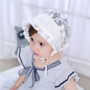 Accesorios de fotografía de verano para recién nacidos, gorro de encaje para bebés, sombrero para niños para fotografía de verano - Product Image 1