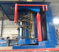 Four de fusion électrique à induction industriel pour métaux ferreux et acier, type inclinable hydraulique 2T