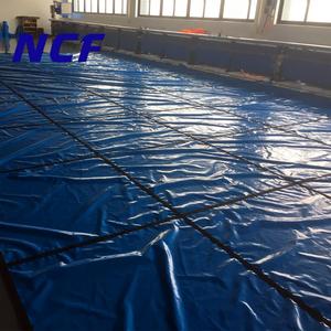Nouvelle conception de bâches légères de 14 oz pour camions à plateau - <span class=keywords><strong>Bâche</strong></span> en vinyle enduit de PVC imperméable et résistant aux déchirures - Product Image 3
