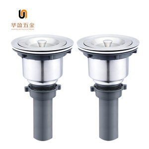 Filtro In Acciaio Inox Cibo <span class=keywords><strong>Cucina</strong></span> Scarico A canale di Scarico con Spazzatura Srainer Cestino e Coperchio Di Tenuta - Product Image 3