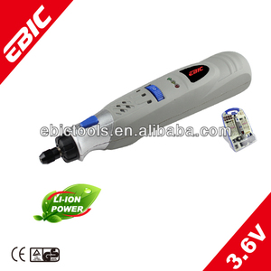 3.6v 3.2mm <span class=keywords><strong>de</strong></span> litio- batería <span class=keywords><strong>de</strong></span> iones <span class=keywords><strong>de</strong></span> mini inalámbrico amoladoras/moledoras/esmeriles( cmg- dc- 3k) - Product Image 1