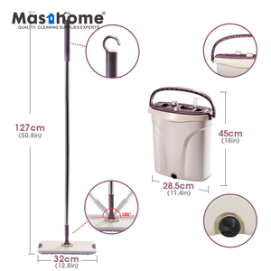 Masthome Commercio All'ingrosso magia 360 automatico dettaglio la pulizia della casa mop spremere <span class=keywords><strong>sir</strong></span> pulizia pavimento Piatto mop In Microfibra per la casa - Product Image 4