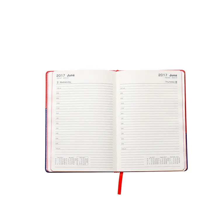 2019 кожаный семейный планировщик индивидуальный дизайн печать эффективный дневник с вашим логотипом