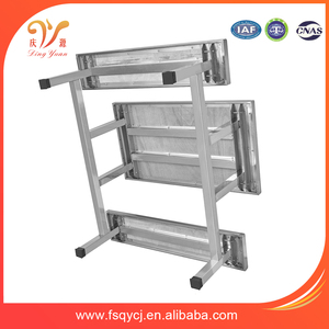 <span class=keywords><strong>De</strong></span> acero inoxidable <span class=keywords><strong>de</strong></span> 4 plazas <span class=keywords><strong>de</strong></span> <span class=keywords><strong>comida</strong></span> rápida preparar comedor mesa y sillas <span class=keywords><strong>de</strong></span> QY8-5 - Product Image 4