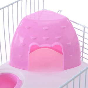 Jaula <span class=keywords><strong>de</strong></span> Lujo para Hámsteres con Bandeja <span class=keywords><strong>de</strong></span> Plástico, Casas <span class=keywords><strong>de</strong></span> 2 Pisos, <span class=keywords><strong>Castillo</strong></span> Pequeño con Túnel, Cochecitos, Jaula <span class=keywords><strong>de</strong></span> Princesa <span class=keywords><strong>de</strong></span> Moda para Cría <span class=keywords><strong>de</strong></span> Hámsteres - Product Image 5