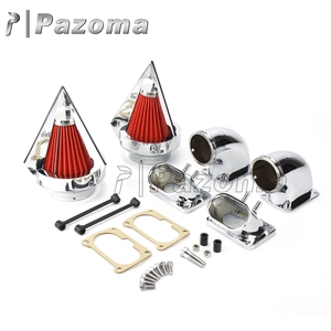 Kit de Filtro de Aire para Motocicleta Cromado para Suzuki <span class=keywords><strong>Boulevard</strong></span> M109 M109R 2006-2012 para Suzuki INTRUDER VZR 1800 2006 2007 - Product Image 4