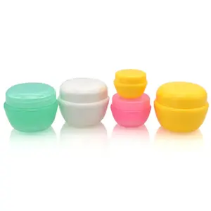Free sample 5ml 10ml 20ml skin cream lotion cosmetic packaging plastic lid 30ml face cream jar