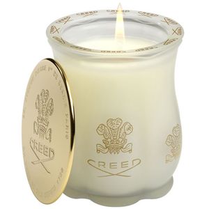 Bougie parfumée de marque en verre en forme de tulipe et scellée, avec couvercle en métal - Product Image 4