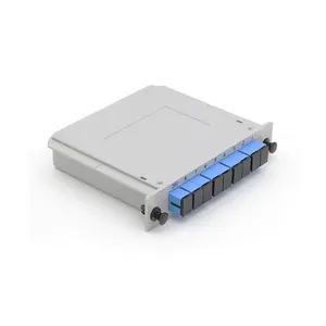 SC/UPC 1*4*1*8*1*1*32*1*64 FTTH macho-Tipo de fibra óptica PLC Splitter