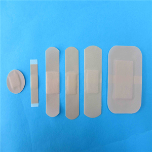Vendaje de espuma de silicona estéril autoadhesivo Jenis Plester Lukab Color DE LA PIEL yeso <span class=keywords><strong>para</strong></span> <span class=keywords><strong>heridas</strong></span> PE tirita médica impermeable - Product Image 2