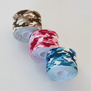 Sport Accessories Coolest Camouflage Print Kinesiology Tape For Muscle Support With CE And ISO Approved