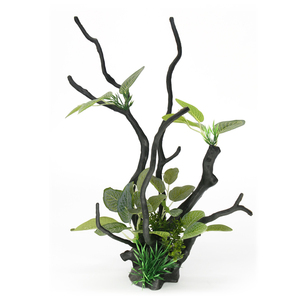 <span class=keywords><strong>Mini</strong></span> árvore de bonsai artificial, ornamento de tanque de peixes, novo, 2018
