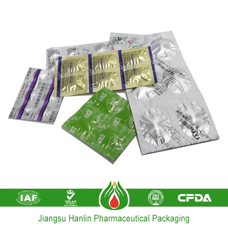 Medicinal Packaging AL/PE Aluminum Strip Foil