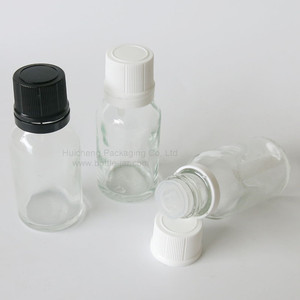 Petit européenne verre bouteilles avec tamper evident couvercles claire - Product Image 2