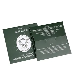 Qiao − chiffon de polissage argenté, 8x8cm, de haute qualité, nettoyeur de bijoux, populaire, fabrication de boucles d'oreilles, collier, bague, scintillant, usine