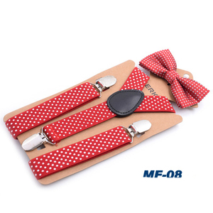 Vente en gros de <span class=keywords><strong>porte</strong></span>-jarretelles pour enfant avec nœud papillon imprimé en noir <span class=keywords><strong>à</strong></span> 3 pinces - Product Image 4