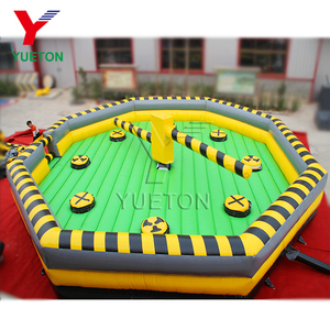 <span class=keywords><strong>Juego</strong></span> inflable de PVC para carnaval, barredora deportiva - Product Image 1