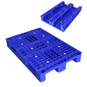 Stockage en entrepôt industriel, rack bleu, 1200x1000, palette en plastique HDPE, palette européenne, vente en gros, robuste, bon prix