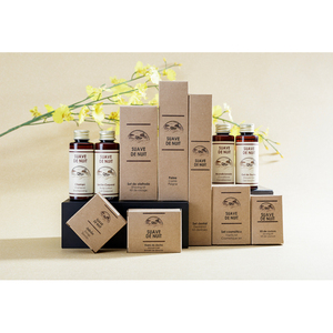 Cardbox Design Hotel Amenities Luxurious Plastic Bottles Supplies Amenities Set Kraft Paperbox Cardbox Recycle Collection Hotel Amenities