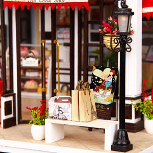 Cubierta <span class=keywords><strong>de</strong></span> polvo DIY Victorian Dollhouse herramienta set miniatura 3D - Product Image 6