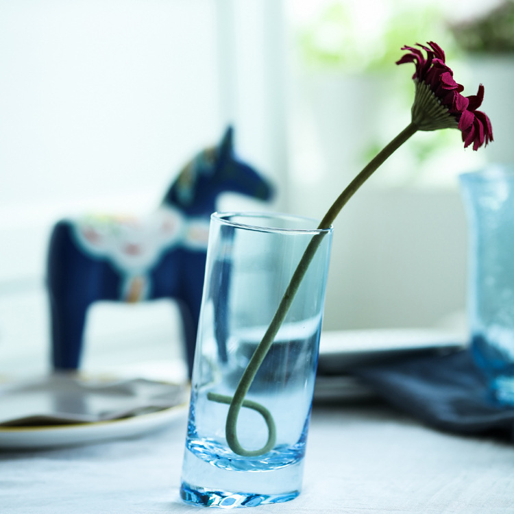 drinking glass cup,spray color slant drinking glass,colored shot glass cup