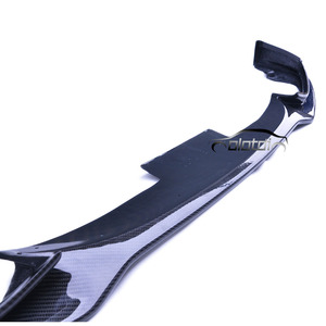 Alerón de fibra de carbono estilo E, divisor de alerón delantero para BMW F10 <span class=keywords><strong>520d</strong></span> 540i 550i <span class=keywords><strong>M</strong></span> Tech 2010 + - Product Image 6