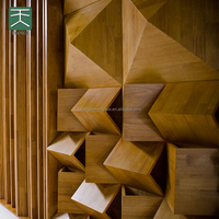 TianGe Usine 2D/3D QRD Triangle En Bois Panneau de Diffuseur Acoustique Dinding Akustik Diffuseur suara pour kedap suara