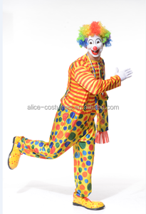 Divertente Clown <span class=keywords><strong>Costume</strong></span> di Halloween Del Partito Cosplay Variopinto Divertente Clown <span class=keywords><strong>Costume</strong></span> Per Gli Uomini - Product Image 2