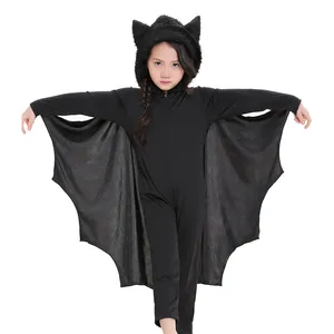 Kostum Film Anak, Baju Halloween Anak, Pakaian Cosplay Kelelawar Man, Kostum Pesta untuk Anak-anak