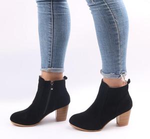 Up-0015r Zapatos de Mujer al por Mayor, Botines de Tacón Alto y <span class=keywords><strong>Grueso</strong></span> <span class=keywords><strong>para</strong></span> Mujer - Product Image 2
