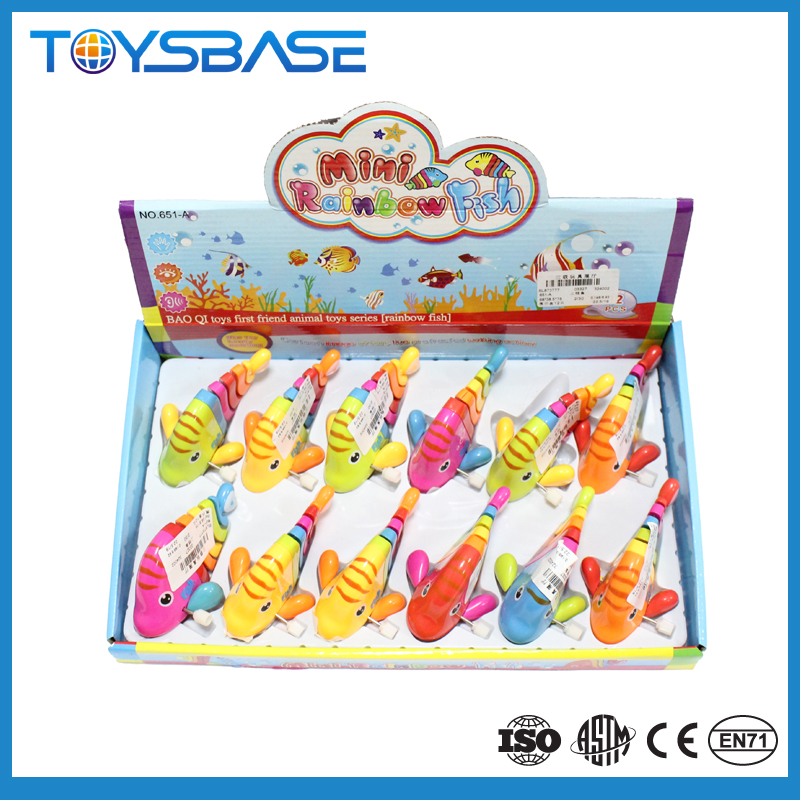 Забавный мини пластиковые рыба игрушку с 12 шт.