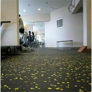 <span class=keywords><strong>Tapis</strong></span> de sol en caoutchouc blanc pour <span class=keywords><strong>CrossFit</strong></span> 1mx1mx30mm - Product Image 4