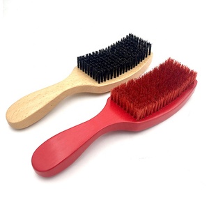 <span class=keywords><strong>Brosse</strong></span> à cheveux ondulée courbée, pour conception de logo personnalisé, accessoire de démêlement pour chevelure, pour commerce en bois, vente en gros, 360, vente en gros - Product Image 3