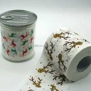 Decoratie gedrukt papier roll tissue met logo